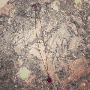 Ruby jewel necklace